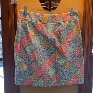 Vintage Vineyard Vines multi-colored skort size 4